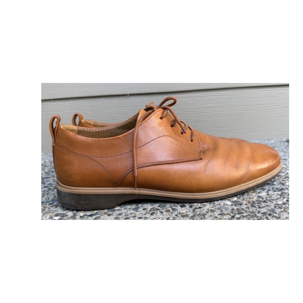 Amberjack Mens The Original Leather Derby Shoes Honey Tan Brown Dress Shoes